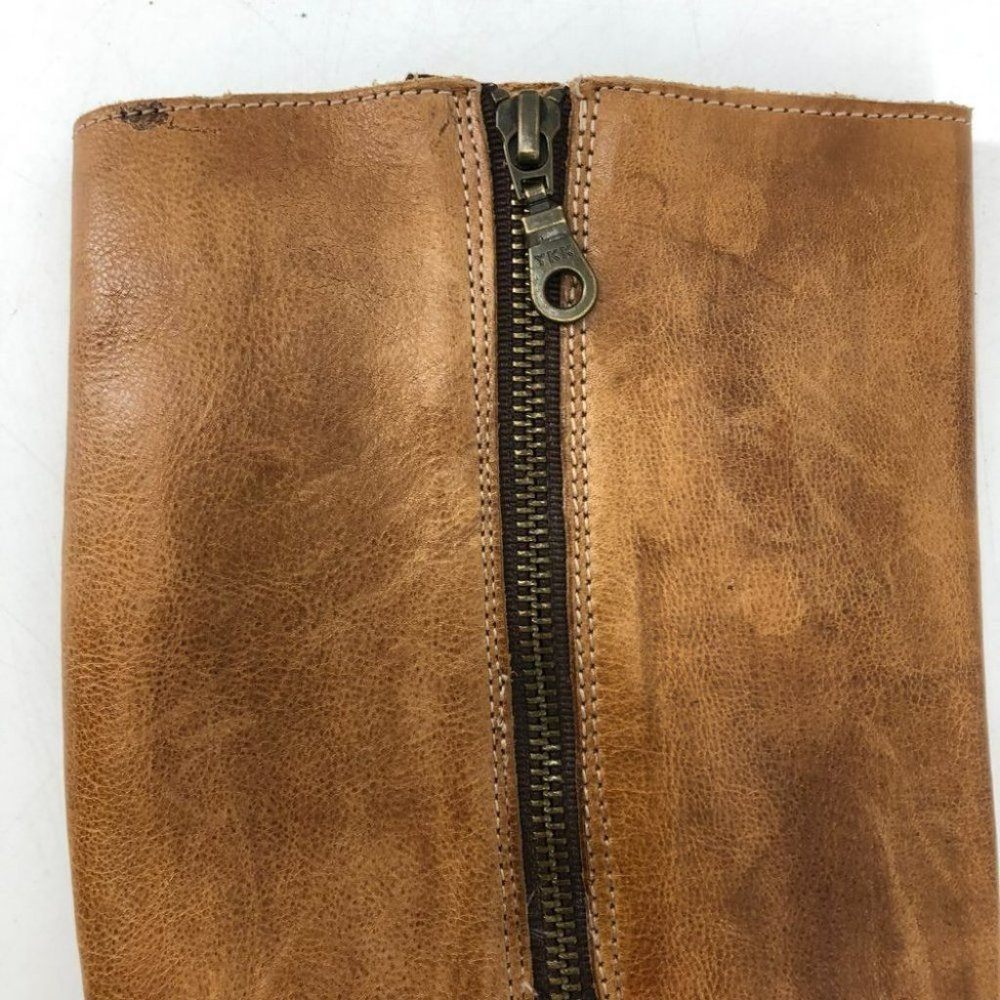 Bed Stu brown Burnley leather lace up detail tall riding boots 7 - Picture 12 of 16